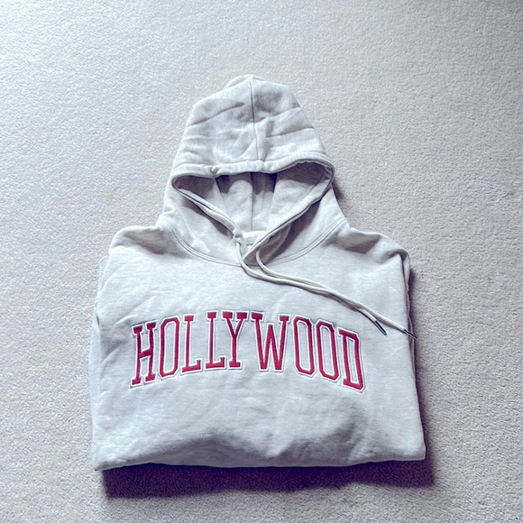 Beige Botany oversized Angelia Hollywood Sweatshirt S/M - Picture 3 of 5